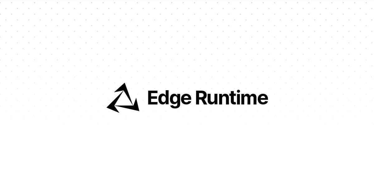 Edge Runtime preview