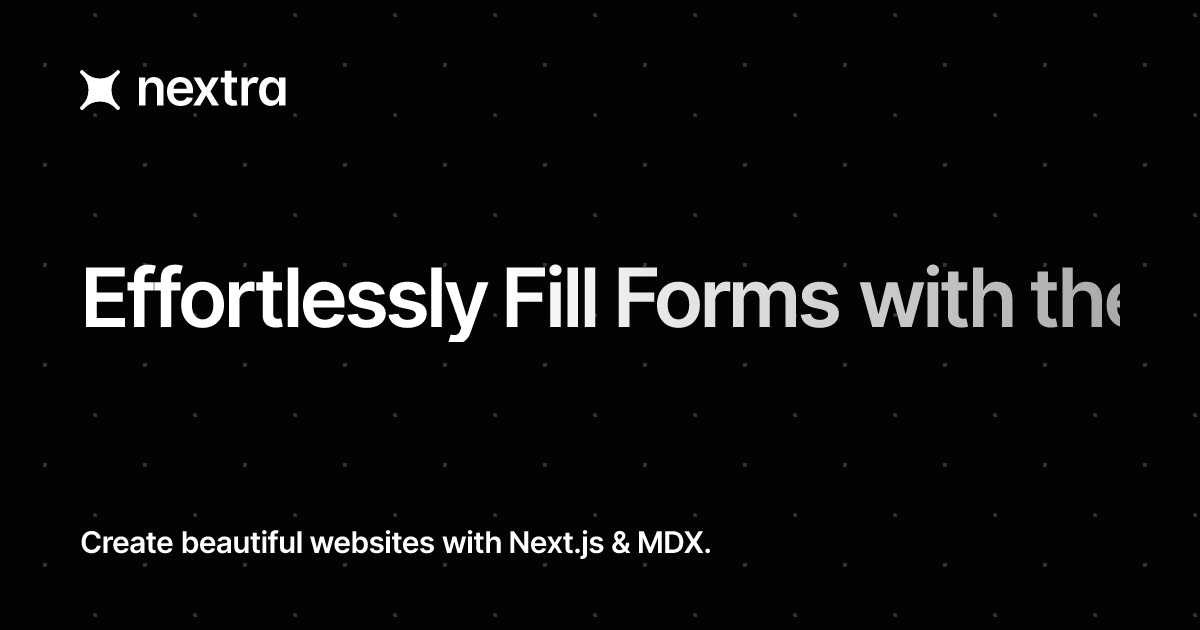 Effortlessly Fill Forms with the Best Auto Form Fill Up Chrome ...